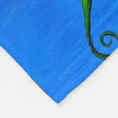 Orchidee zonsondergang fleece deken (Hoek)