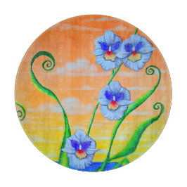 Orchidee zonsondergang snijplank