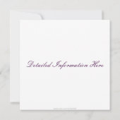 Orchideeën 2 All-Occasion Invites Kaart (Achterkant)