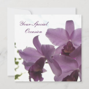 Orchideeën 2 All-Occasion Invites Kaart