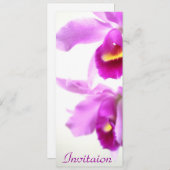 Orchideeën/All-Occasion Personalized Invites Kaart (Voorkant / Achterkant)