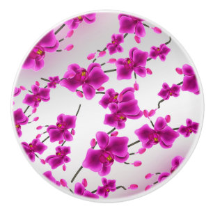 Orchideeën Bloemen Elegant Bloemig Keramische Knop