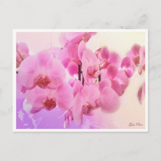 orchideeën briefkaart (Voorkant)