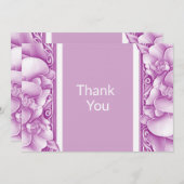 Orchideeën bruiloft  Dank u kaarten (Voorkant / Achterkant)