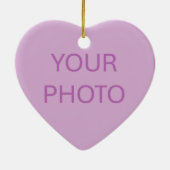 Orchideeën  bruiloft Jubileum Foto Ornament (Achterkant)