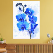 Orchideeën Canvas Afdruk (Insitu (Woonkamer))