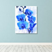 Orchideeën Canvas Afdruk (Insitu (Houten vloer))