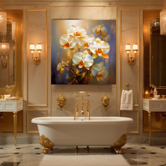 Orchideeën Canvas Afdruk