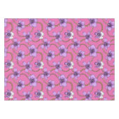 Orchideeën en kettingen, violet en roze tafelkleed (Voorkant (Horizontaal))