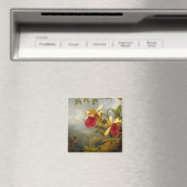 Orchideeën en kolibrie kop magneet (Insitu (Vaatwasser))