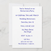 Orchideeën en Waterverf Jubileum Kaart (Achterkant)