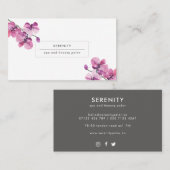  Orchideeën Feminine Visitekaartje (Voorkant / Achterkant)