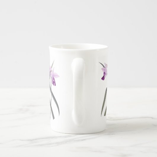 Orchideeën Floral Botanical Bone China Mok (Achterkant)