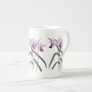 Orchideeën Floral Botanical Bone China Mok