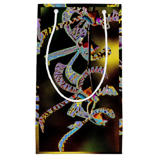 Orchideeën Gift Bag Klein Cadeauzakje (Voorkant)