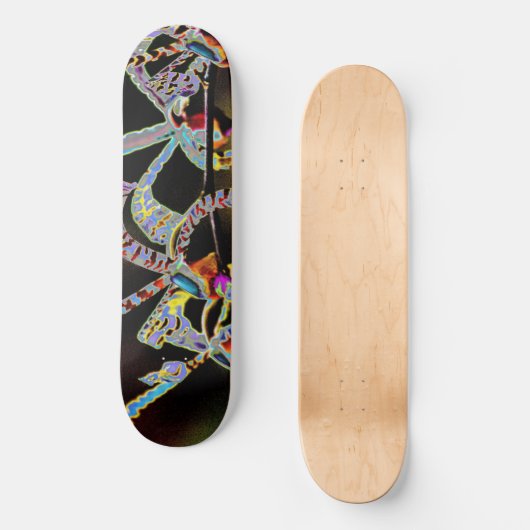 Orchideeën ii skateboard (Voorkant)