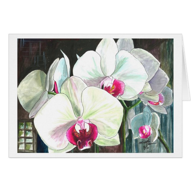 Orchideeën in volle bloei (Voorkant Horizontaal)