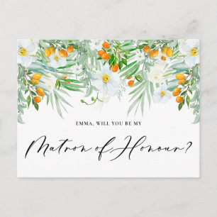 Orchideeën & Kumquats Wil je mijn getuige zijn Briefkaart
