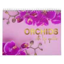Orchideeën met een leven lang wandkalender