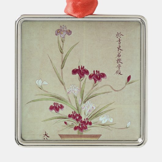 Orchideeën Metalen Ornament (Voorkant)