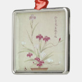 Orchideeën Metalen Ornament (Links)