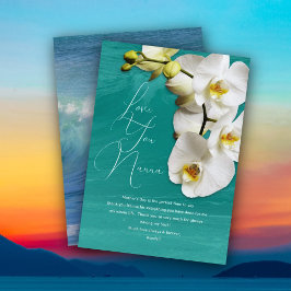 Orchideeën Moederdag Dank u bericht Kaart