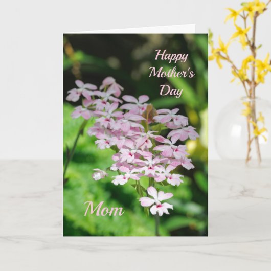 Orchideeën Moederdag Kaart (Gele Bloem)