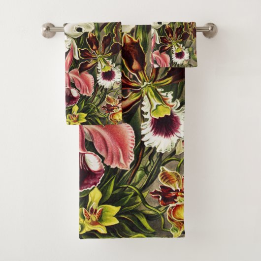 Orchideeën, Orchideae Denusblumen Ernst Haeckel  Bad Handdoek (Insitu)