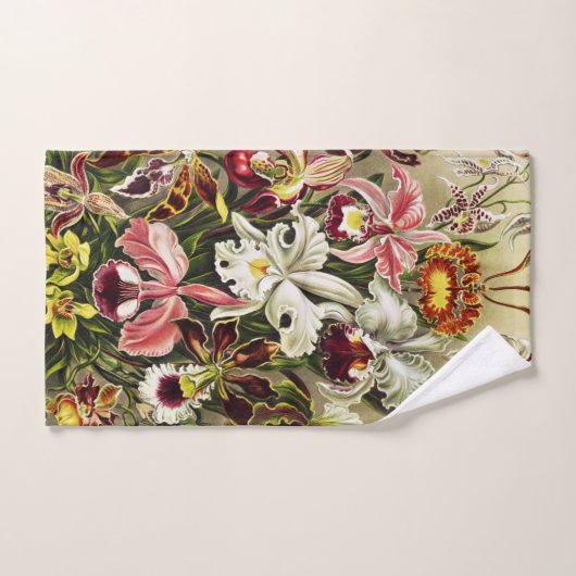 Orchideeën, Orchideae Denusblumen Ernst Haeckel  Bad Handdoek (Handdoek)