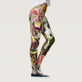Orchideeën, Orchideae Denusblumen Ernst Haeckel Leggings (Rechts)