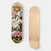 Orchideeën, Orchideae Denusblumen Ernst Haeckel Skateboard (Voorkant)