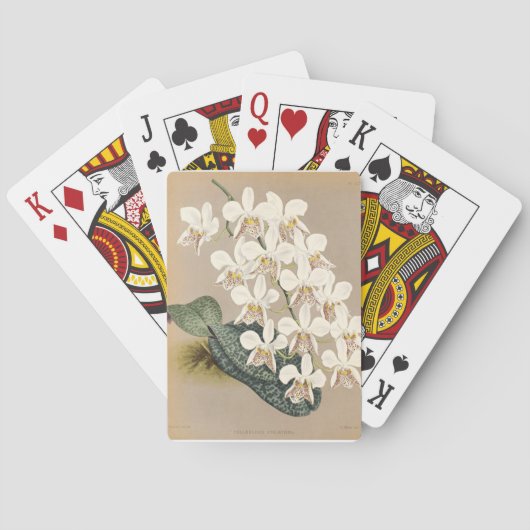 Orchideeën Pokerkaarten (Achterkant)