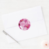 Orchideeën Ronde Sticker (Envelop)