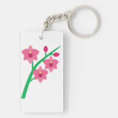 Orchideeën Sleutelhanger (achterkant)