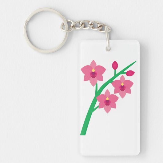 Orchideeën Sleutelhanger (Voorkant)