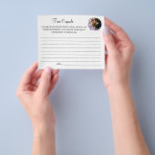 Orchideeën Tijdcapsule trouwjubileumkaart Flyer (Hand)