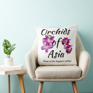 Orchideeën van Azië Kussen
