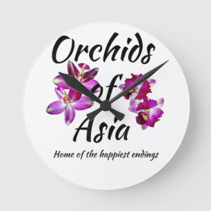 Orchideeën van Azië Ronde Klok