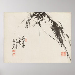 Orchideeën van de Koreaanse kunstenaar Kim Eung-wo Poster