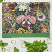 Orchideeën van Ernst Haeckel Theedoek (Gevouwen)