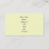 Orchideeën Visitekaartjes (Achterkant)