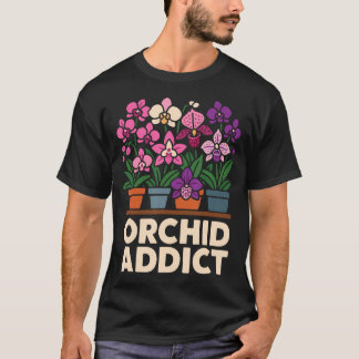 Orchideeënkweker Fluisteraar Moeder Zeldzame Plant T-shirt