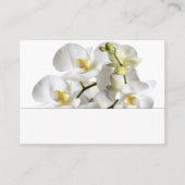 Orchidées blanches Cartes de Mariage (Devant)