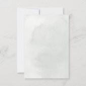 Orchidées blanches et mariage Roi Protea RSVP (Dos)