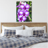 Orchidées blanches et violettes voir impression de (Insitu(Chambre))