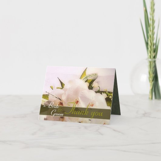 Orchidées blanches merci (Devant)