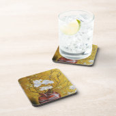 Orchidées dans des dessous de verre d'un vase à (Côté Droit)