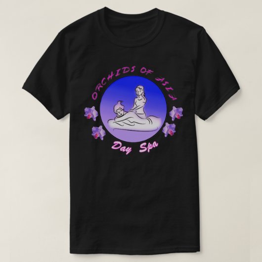 Orchidées de l'Asie Spa classique T-shirt  (Design devant)