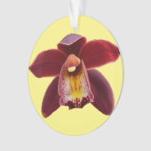 Orchidées de Maroon I Beau Floral Rouge (devant)