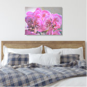 Orchidées En Verre Tiré Toile Enveloppée (Insitu(Chambre))